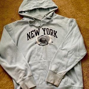 Baby blue New York sweatshirt about 1 years old from Charlotte russe